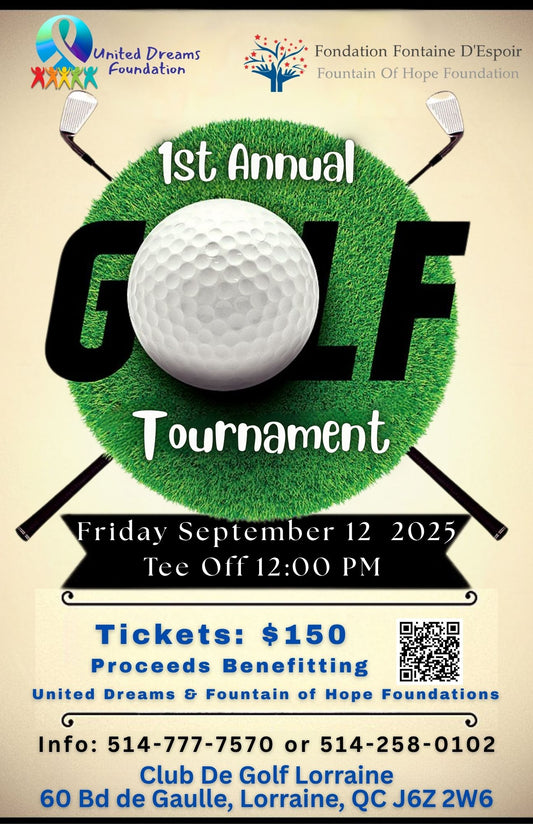1st Annual Golf Tournament - 1er Tournoi de Golf Annuel